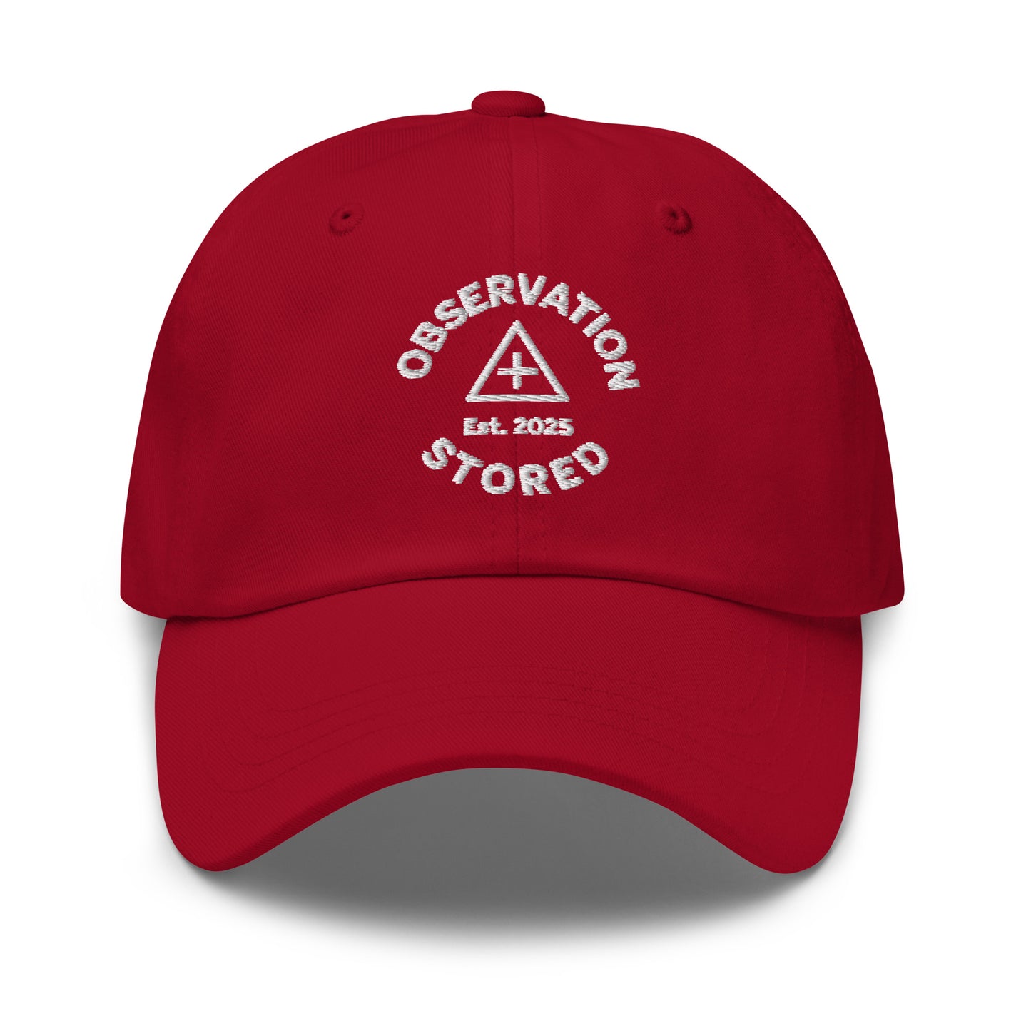 Observation Stored White Logo Hat