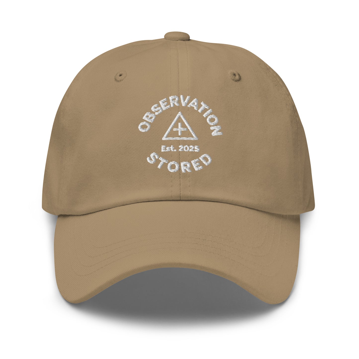 Observation Stored White Logo Hat