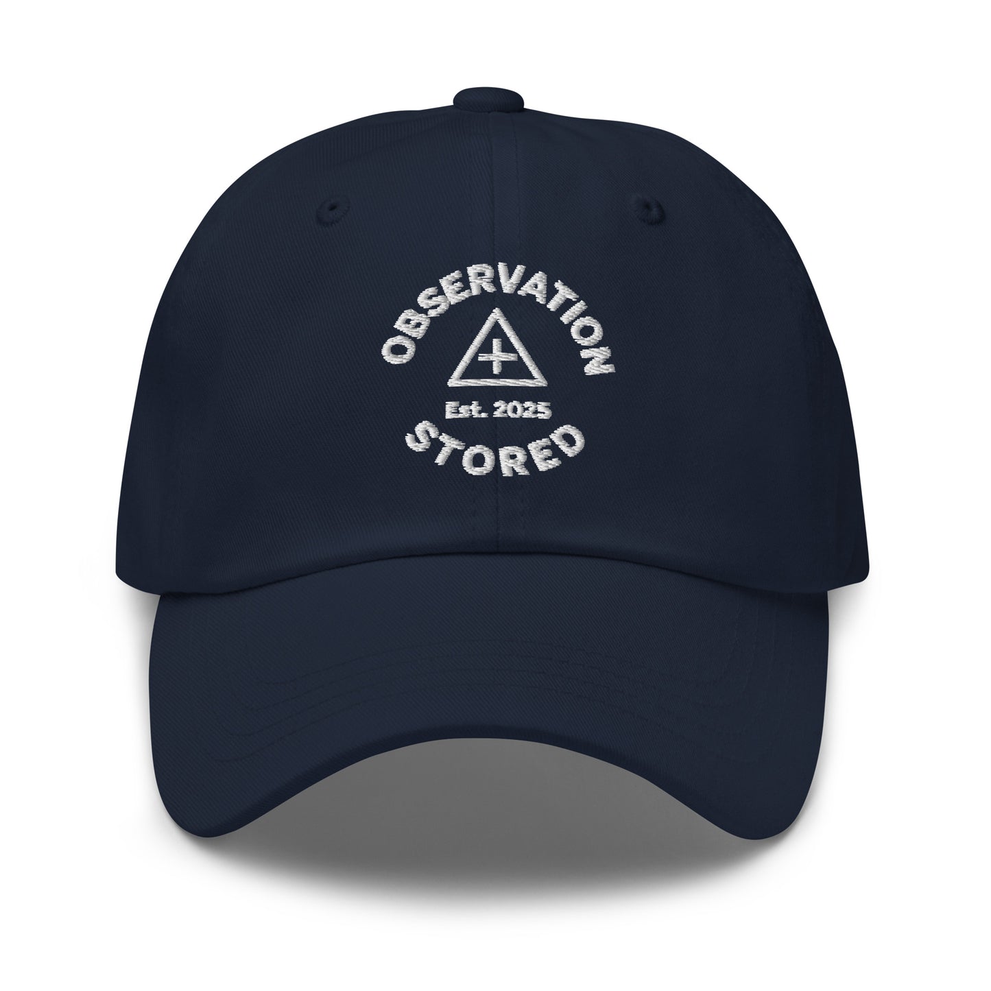 Observation Stored White Logo Hat