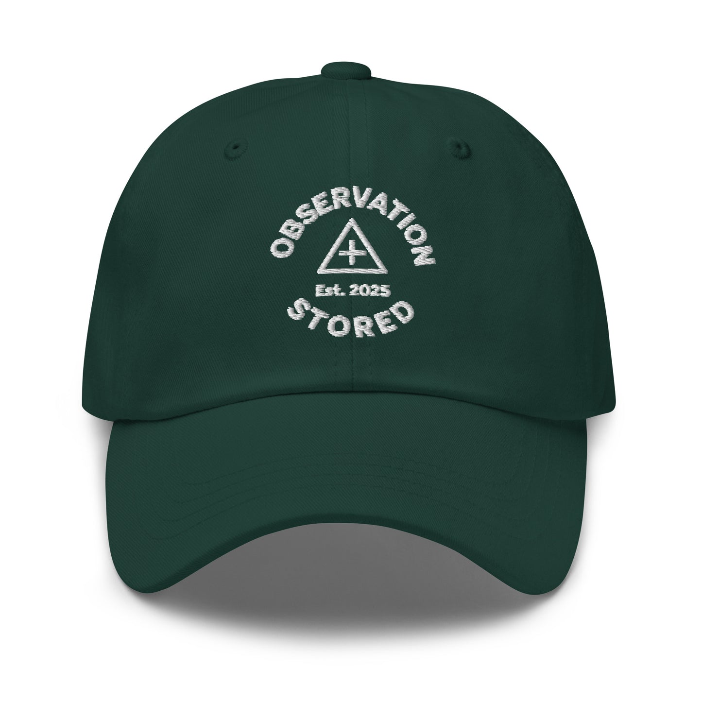 Observation Stored White Logo Hat