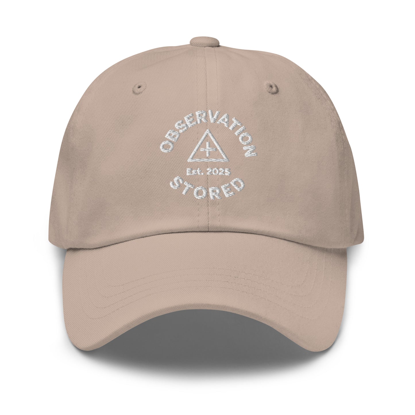 Observation Stored White Logo Hat
